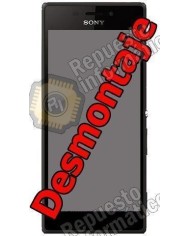 Pantalla completa Sony Xperia M2 DUAL S50H D2302 negra (DESMONTAJE)