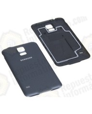 Tapa+goma Negro Original G900F Galaxy S5