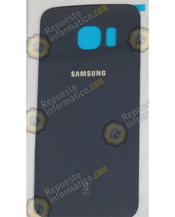 Tapa trasera de cristal Azul Galaxy G925 (S6 Edge)