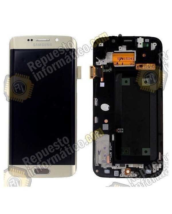 Pantalla (Lcd+tactil)+ flex decarga Galaxy S6 Edge+ (G928) Silver (Directo de Fabrica)