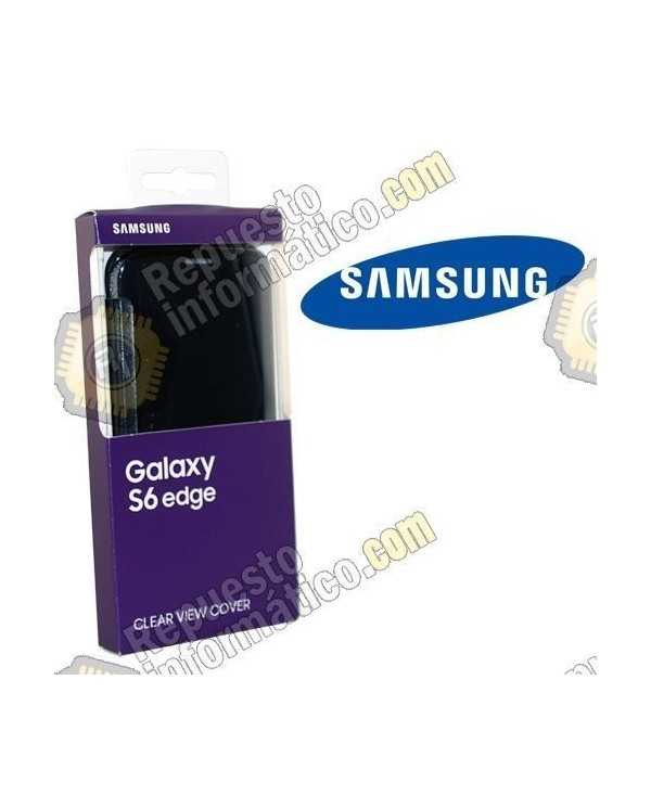 CLEAR VIEW COVER 100% original en su caja Galaxy S6 (G920F) (Azul)