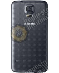 Tapa Trasera Samsung Galaxy S5 Sm-g900 Color Gris Oscuro ( Desmotaje )