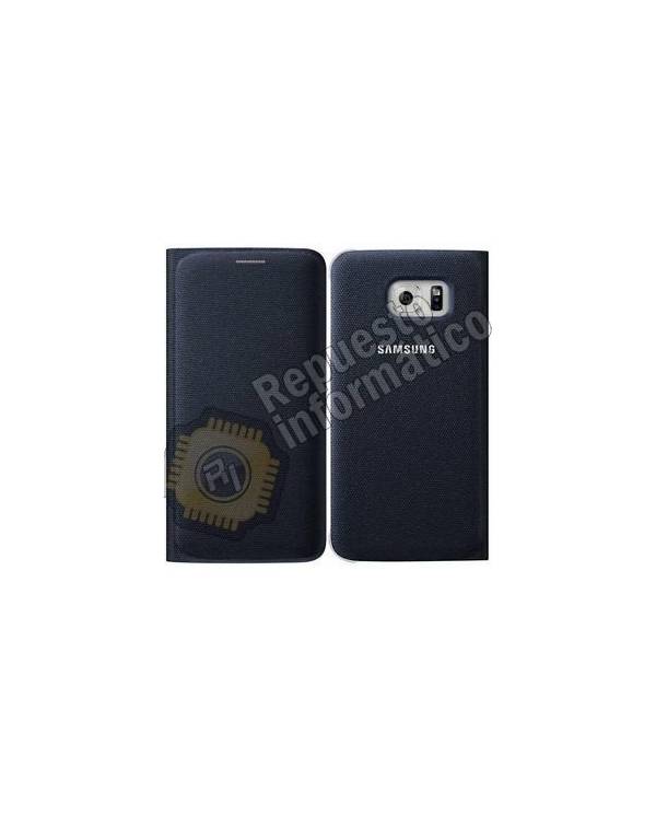 Flip Wallet de NYLON 100% Original, Galaxy S6 Edge (G925) - Azul (desmontaje)